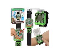 Minecraft Montre éducative multifonctionnelle avec jeux, alarme, chronomètre pour enfants
