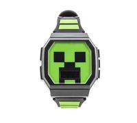Minecraft Montre numérique avec bracelet en silicone Vert