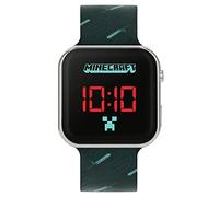 Disney Minecraft Black Strap LED Watch MIN4097 AMZ