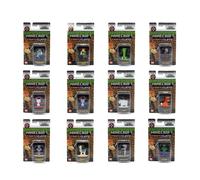 Jada Toys Minecraft 253261002 Figurines Nano Multicolore, 1 Unité, Model assorti