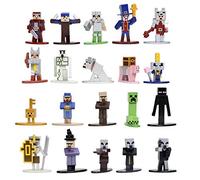 Minecraft Nano Metalfigs Lot de 20 figurines Wave 4 en métal moulé sous pression 4,1 cm