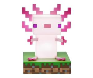 Minecraft Officially Licensed Axolotl Free Standing Desk Light, Gaming Room Decor and Merchandise for Boys and Girls, Nightlight Gift Accessory for Playroom and Bedroom | Paladone