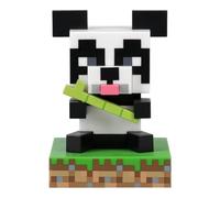 Minecraft Paladone Lampe de bureau sur pied Panda sous licence officielle Décoration de salle de jeux et marchandises pour garçons et filles Veilleuse cadeau pour salle de jeux et chambre à coucher