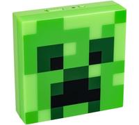 Minecraft Paladone Veilleuse Creeper, fonction capteur de nuit, portable, dos adhésif pour placement mural, cadeau sous licence officielle et décoration de chambre pour les fans de