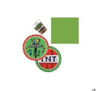 Minecraft party (3) set 36 pieces pour anniversaire et fetes enfants Procos