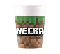 Minecraft Party Lot de 8 gobelets