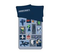 Minecraft - Parure de lit en microfibre ""Emblematic"" - Multicolore - 140 x 200 cm