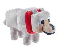 Minecraft -Peluche Loup apprivoisé-20 cm, inspirée du jeu vidéo