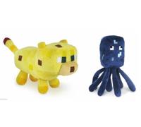 Minecraft Peluche Ocelot et calmar