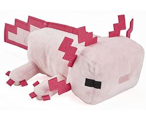 Minecraft Personnage en peluche basique de 20,3 cm, sous licence officielle (Axolotl)