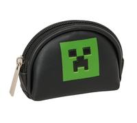 MINECRAFT - Petit porte-monnaie, XS, confortable et polyvalent, qualité et résistance, 9,5 x 3 x 8 cm