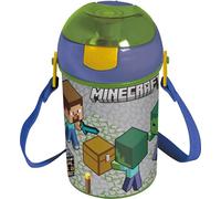 Minecraft Pop Up Bouteille d'eau automatique 450 ml