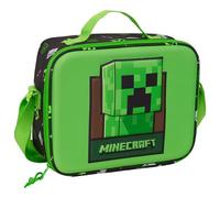 Minecraft - Porte-goûter Thermique 3D - Glacière pour Froid et Chaleur - Réfrigérateur imperméable - 25 x 9 x 19,5 cm