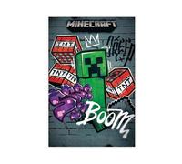 Minecraft - Poster de jeu vidéo vintage - Décoration pour chambre de garçon - 60 x 90 cm