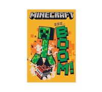 Minecraft Poster de jeu vidéo vintage pour décoration de chambre de garçon (30 x 45 cm)
