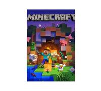 Minecraft Poster de jeu vidéo vintage pour décoration de chambre de garçon - Décoration murale pour salon, chambre à coucher - 30 x 45 cm