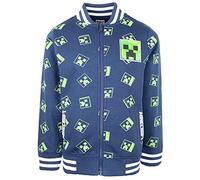 Minecraft - pour enfants - Vêtements Sweat à capuche zippé Veste de baseball zippée - 6ans/116