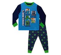 Minecraft Pyjama Enfant Garcon | Ensembles de Pyjamas Creeper | Vêtements de Nuit Gaming - Multicolore - 7-8 Ans