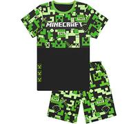 Minecraft Pyjamas pour garçons Options Bas Longs ou Courts Pyjamas pour Enfant 5-6 Ans