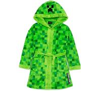 Minecraft Robe de chambre à pesée Pixélisée Creeper Gamer Garçons Peignoir de pe 13-14 ans