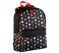 Minecraft Sac à Dos Scolaire américain TNT, Mixte Enfant, Multicolore, L