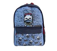Minecraft Sac à dos scolaire Hostile Behaviour - Adaptable au chariot, dos rembourré - Compartiment porte - 41 x 31 x 13,5 cm, multicolore, M, Décontracté