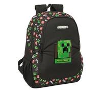 MINECRAFT - Sac à dos scolaire pour enfants, idéal pour les enfants de différents âges, confortable et polyvalent, qualité et résistance, 32 x 16 x 44 cm