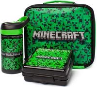 Minecraft - Sac à goûter, set lenticulaire NS6833 (taille unique) (Vert/Noir)