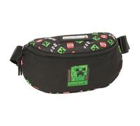 Safta – Sac banane pour enfants Minecraft – Confortable et résistant – 23 x 9 x 14 cm