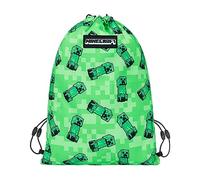 Minecraft Sac de gym pour enfants - Sac de sport pour fille et garçon - Sac à chaussures pour l'école, le sport, Creeper