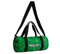 Minecraft Sac de Sport Enfant Sac de Voyage Gym et Piscine avec Bandoulière Réglable Idee Cadeau Ado Garcon (Vert, 41x19x18cm)