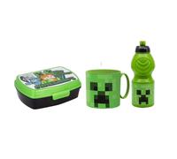 Minecraft Set Petit Déjeuner Boîte À Lunch Bouteille Tasse