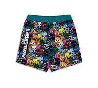 Minecraft Short de bain pour garçon Short de bain de jeu pour garçons âgés de 5 à 12 ans, Multicolore, 8-9 ans