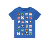Minecraft Sprites Boys T-Shirt ,Bleu,6 - 7 Ans