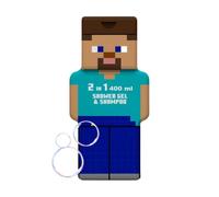 Minecraft Steve Gel douche et shampooing 2D 400 ml