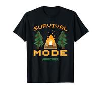 Minecraft Survival Mode Campfire In The Woods T-Shirt