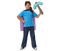 Disguise – Déguisement Minecraft Pioche et Cape – Licence officielle – Taille enfant – Multicolore