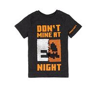 Minecraft T-Shirt garçons Halloween Pumpkin Creeper Flip Sequin Grey Top 9-10 Ans