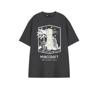 Minecraft T-Shirt Graphique Noir Creepers pour Hommes | T-Shirt à Manches Courtes | Craft Without Limits Vêtements de Jeu | Haut de Tenue décontractée Merch de Style Classique