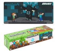 Minecraft Tapis de Souris Pour Enfants et Adolescents, Tapis De Bureau Antidérapant 80 x 35 cm (Bleu)