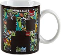 Minecraft - Tasse à café, céramique SG21647 (Taille unique) (Blanc/Noir)