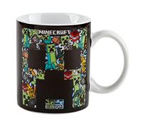 Minecraft Tasse en céramique | Boissons chaudes et froides | Maison ou bureau | Cadeau pour adultes et enfants | Fonction 312 ml