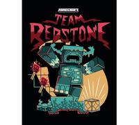 Minecraft Team Redstone Toile murale de qualité supérieure représentant les ingénieurs Redstone, prête à accrocher, excellent choix pour les fans de Minecraft et ceux qui apprécient les constructions