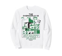 Minecraft The Overworld is My Happy Place Plains Biome Bee Sweatshirt