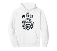 Minecraft The Player Was You Pixelated Heart on Fire Sweat à Capuche