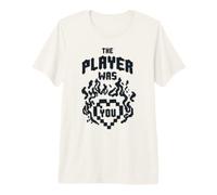 Minecraft The Player Was You Pixelated Heart on Fire T-Shirt Haut de Gamme
