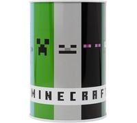 Minecraft Tirelire en métal - Tirelire pour enfants à casser pour ouvrir - Tirelire sur le thème du jeu pour économiser des pièces de monnaie et des billets pour joueurs - Taille : 15 cm