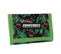 Minecraft TNT Portefeuille 3 volets pour enfant Vert
