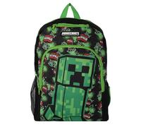 Minecraft TNT Sac à dos d'école vert gamer pour enfants