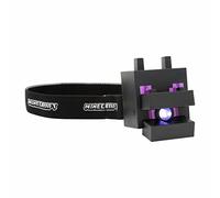Minecraft Torche Frontale Tête Ender Dragon Marchandise Officiellement Licenciée avec Sons du Jeu, Lampe Frontale & Lampe de Lecture Originale pour Enfants, Cadeau pour Garçons